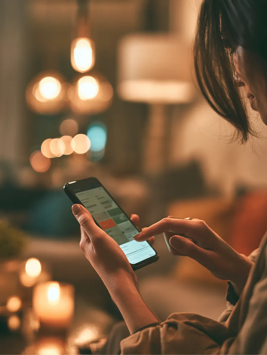 Smartphone screen showing a four-part split payment plan arranged through OnePay Later